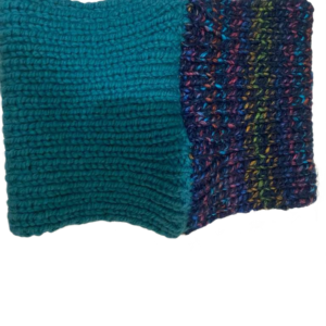 neck warmer Teal Blue